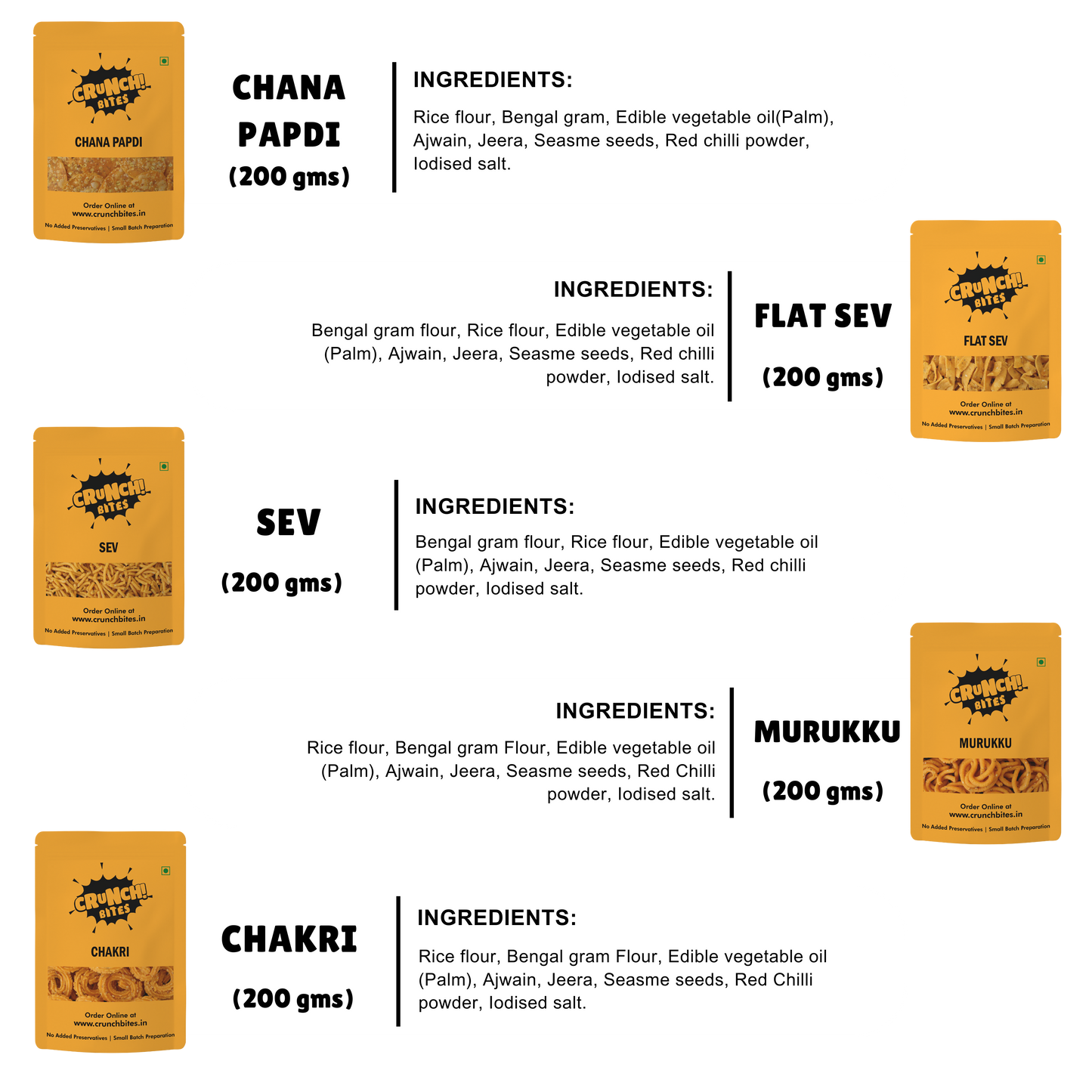 Snack Box (Pack of 5)