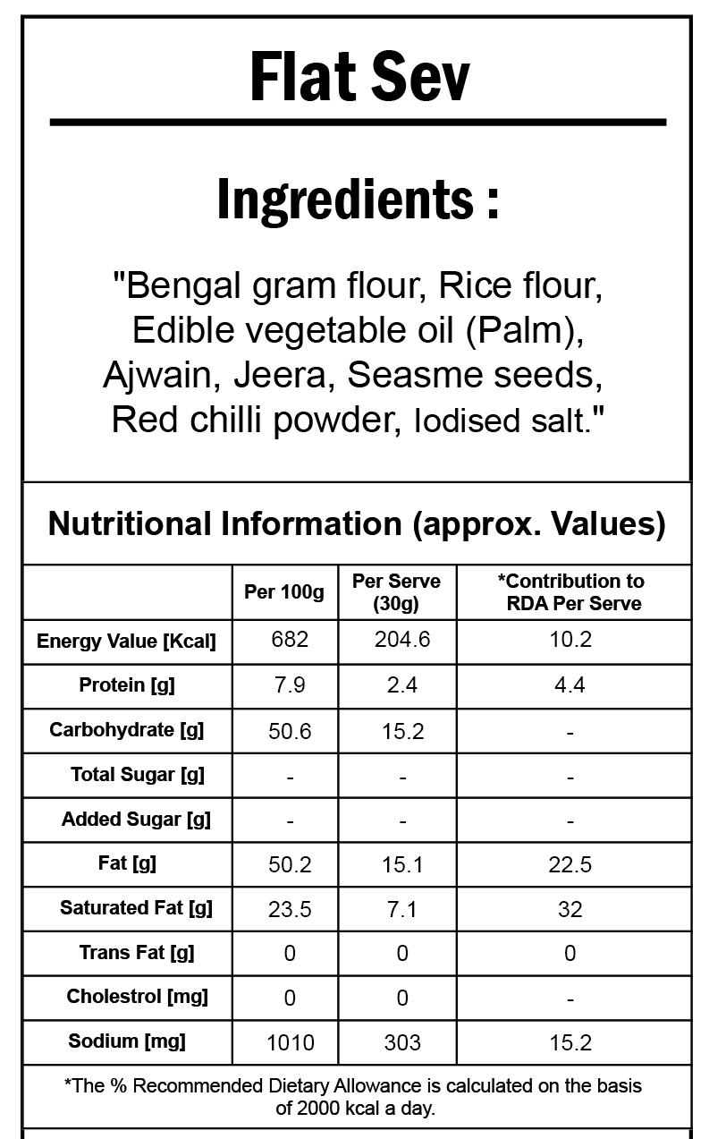 Flat Sev | Ribbon Pakoda (200 g)