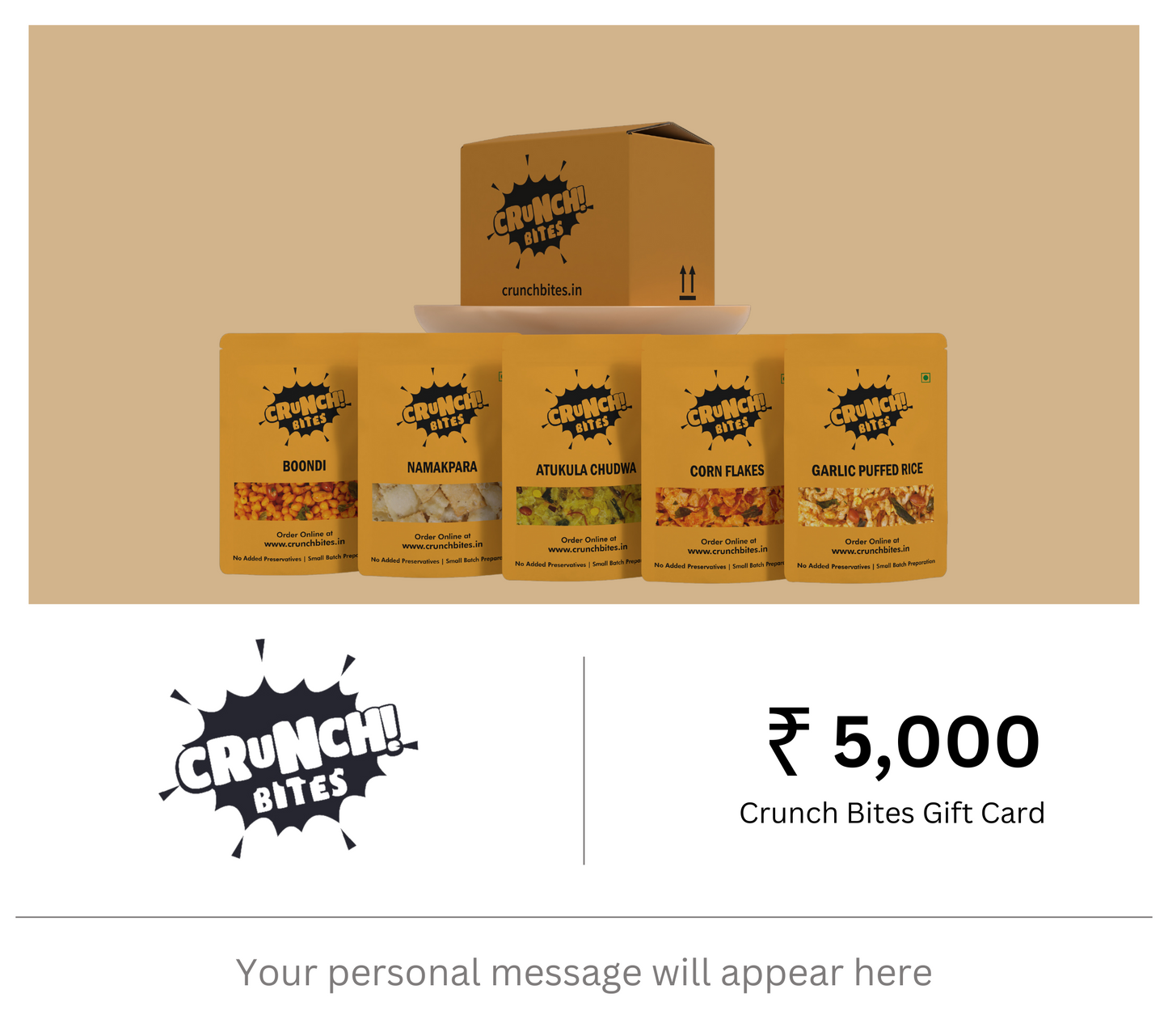 Crunch Bites Gift Card