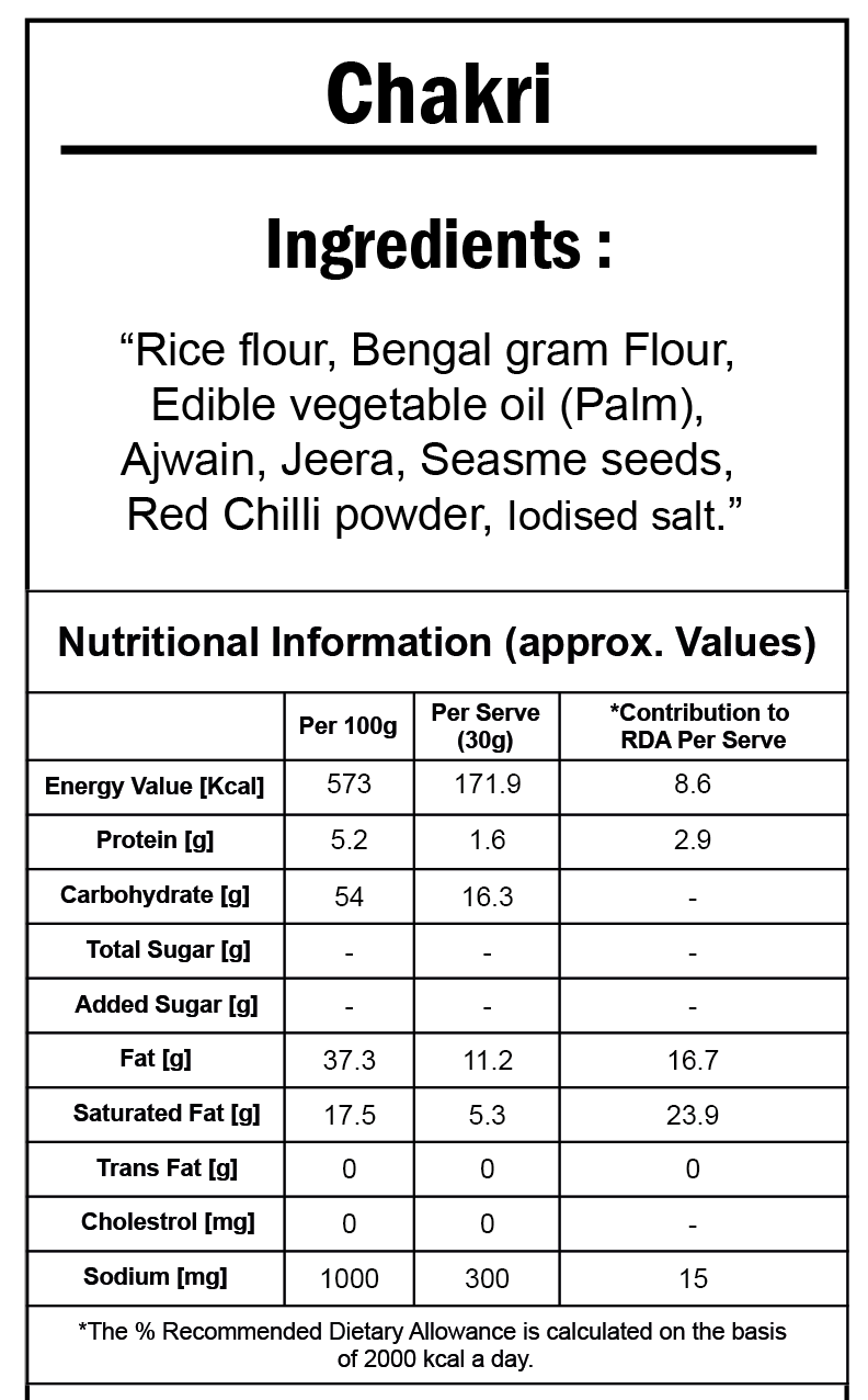 Chakri | Chakli | Chakralu (200 g)